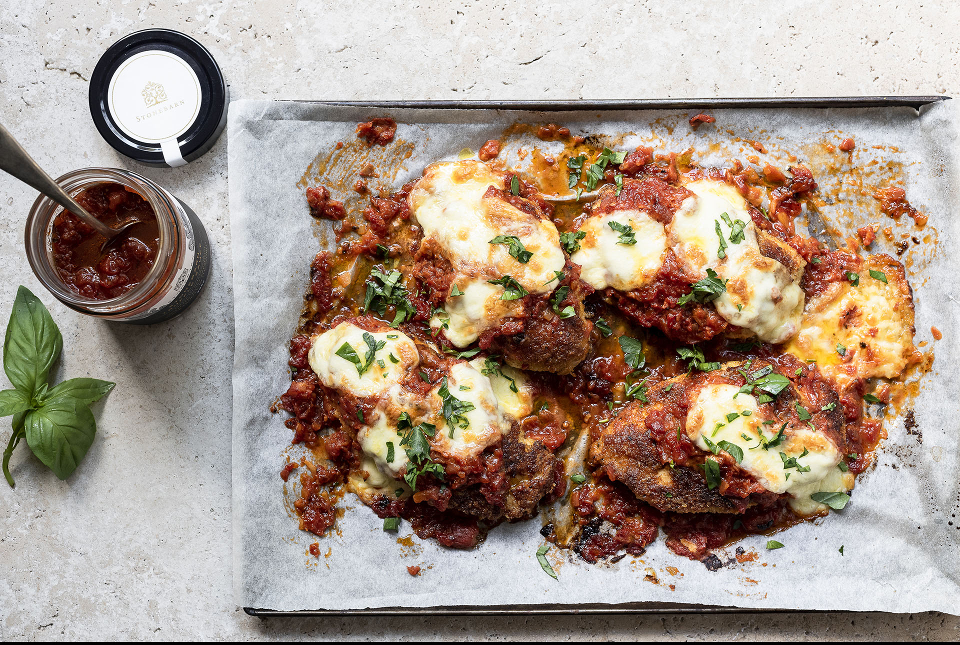 You are currently viewing Chicken Parmigiana with Truffle Tomato Sauce