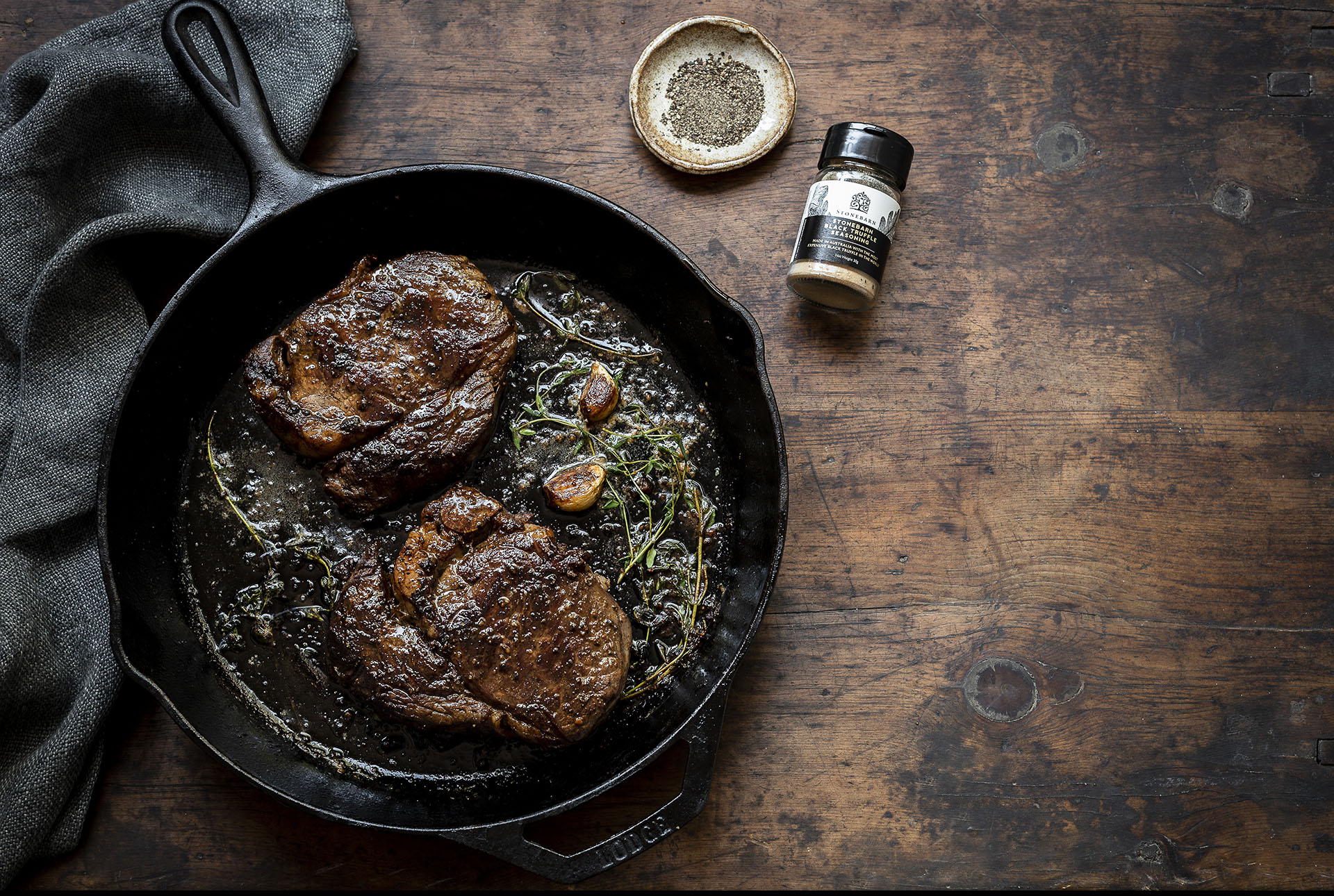 You are currently viewing Rib Eye Steak with Miso Truffle butter