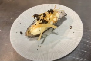 Read more about the article Oysters with warm Potato & truffle mousse & crispy potatoes – Michael Deg – Head Chef Cavali Estate